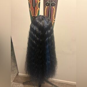 Motown Tress  blue streak Lace Front Wig